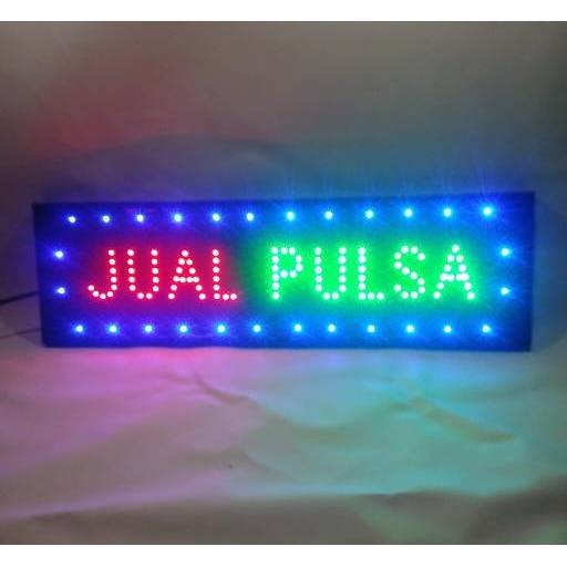 Tulisan lampu led / led sign jual pulsa