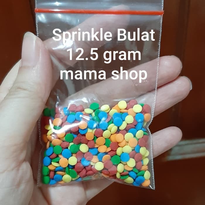 

Sprinkle Trimit Bulat Round Cip Hiasan Kue Cupcake Candy Permen Edible