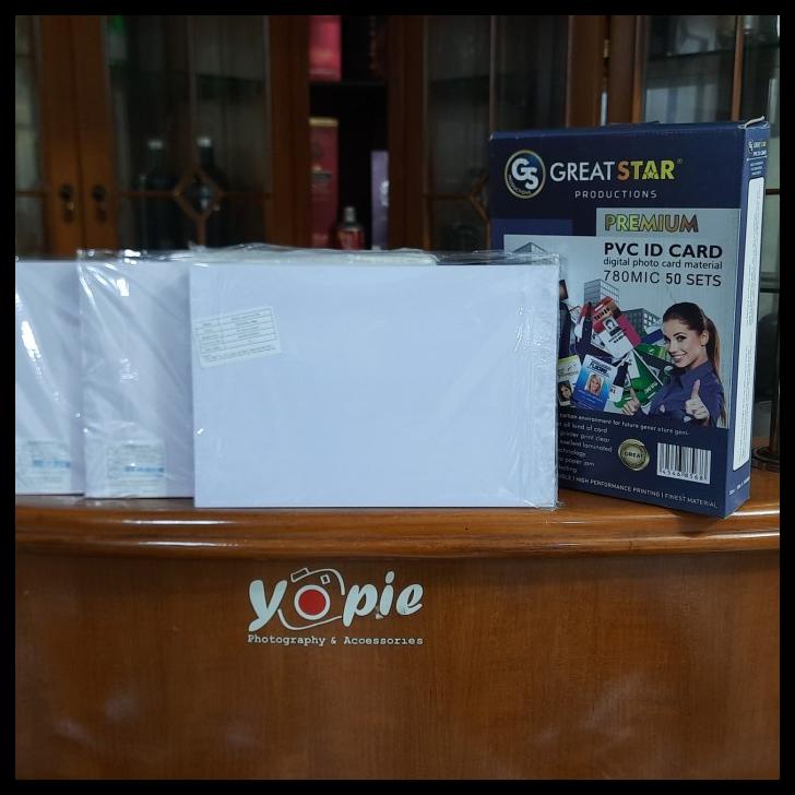 

BEST SELLER !!! BAHAN ID CARD / PVC KERTAS ID CARD 1 PAK ISI 50 PC UKURAN A4 TERLARIS