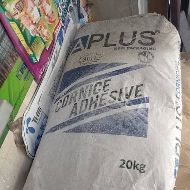 Plamir gipsum.  Cornice. Merk aplus