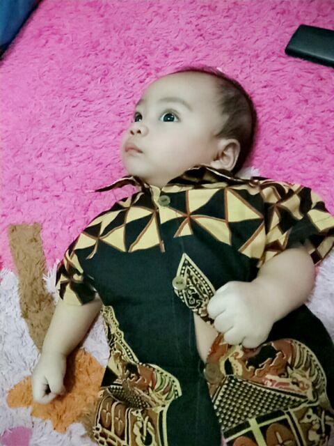 Hem Kemeja Anak Batik Motif Keren Halus Seragaman
