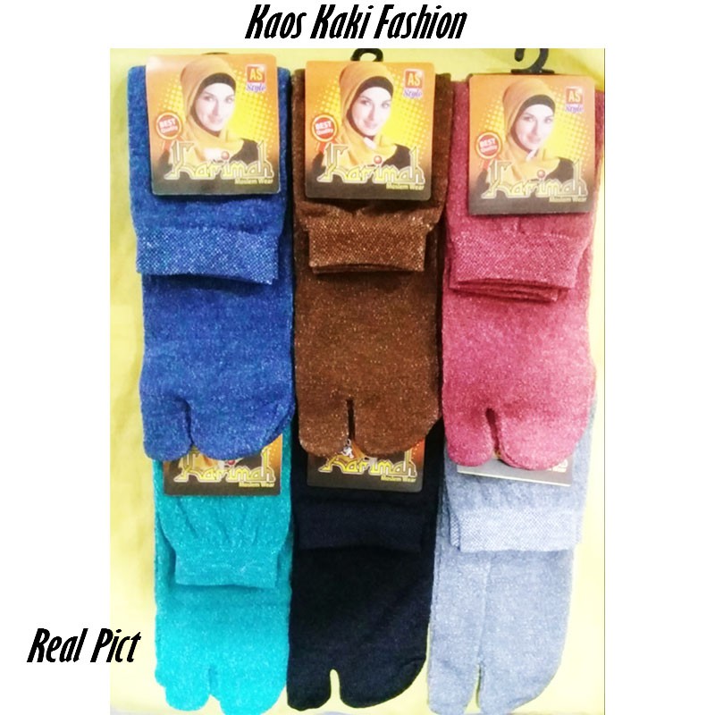 PROMOOO!!! Kaos Kaki Jempol Muslimah Anti Slip/Model terbaru/nyaman dipakai/bahan lembut/nastushaa