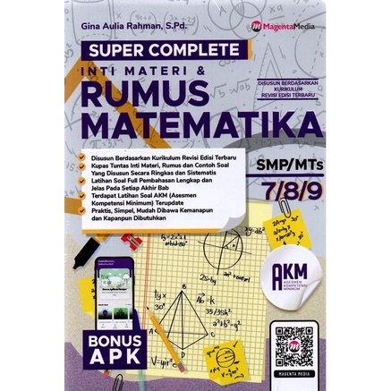 Super Complete Inti Materi & Rumus Matematika SMP MTs
