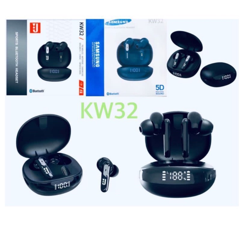 Handsfree Headset Earphone Bluetooth Samsung &amp; J KW-32