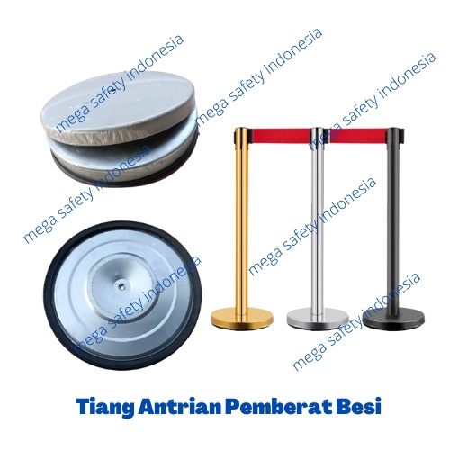 Jual Tiang Antrian Stainless Queue Line ( tatakan besi) | Shopee Indonesia