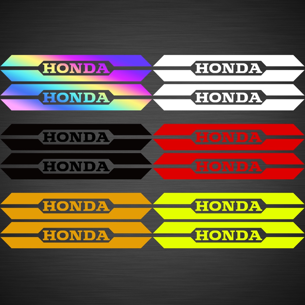 2pcs Stiker Reflektif Tahan Air Untuk HONDA ADV150 PCX160 600RR CB1000R CB650F CBR300R VFR1200 CR