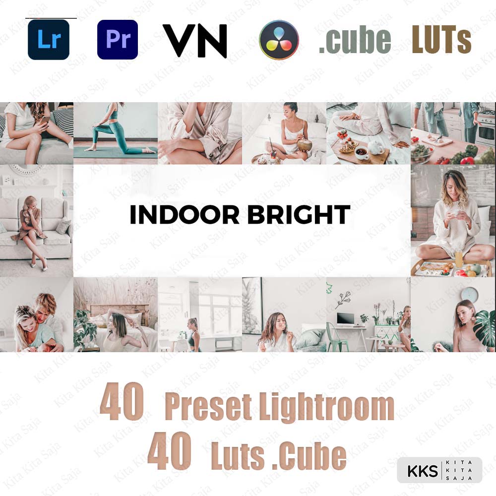Jual 40 Preset Video & Foto Android, IOS & PC Indoor Bright Premium