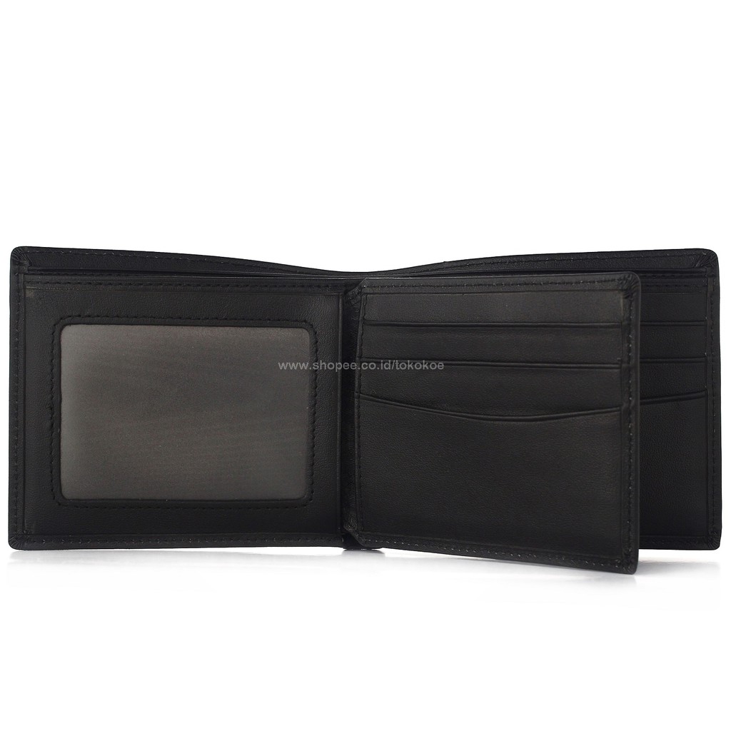 TOKOKOE - Dompet Pria model Tidur bahan Kulit Premium Dompet Lipat - VSC 27-12 Black