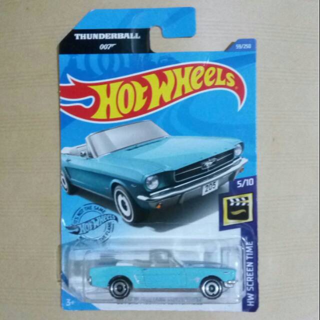 Hot Wheels '65 Ford Mustang Convertible