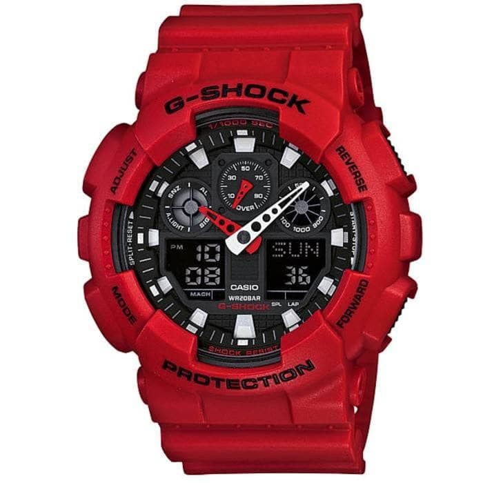 Casio G Shock GA 100B 4ADR   GShock GA100B 4A Original   Bergaransi Berkualitas