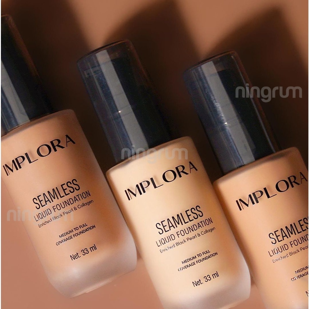 Ningrum - Implora Seamless Liquid Foundation 100% Ori BPOM - 5111