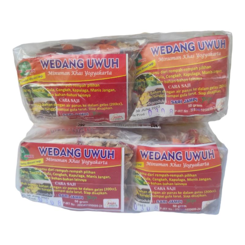 Wedang Uwuh Sari Jampi Premium Komplit Asli Jogja