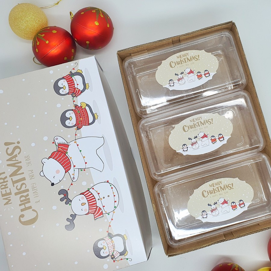 

Kotak / Box Kue Toples Natal / Christmas UK 25 x 15 x 7 cm (Per 5 Pcs)