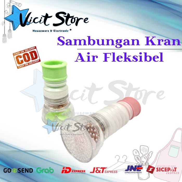 Sambungan Keran Air Fleksibel Filter Anti Splash