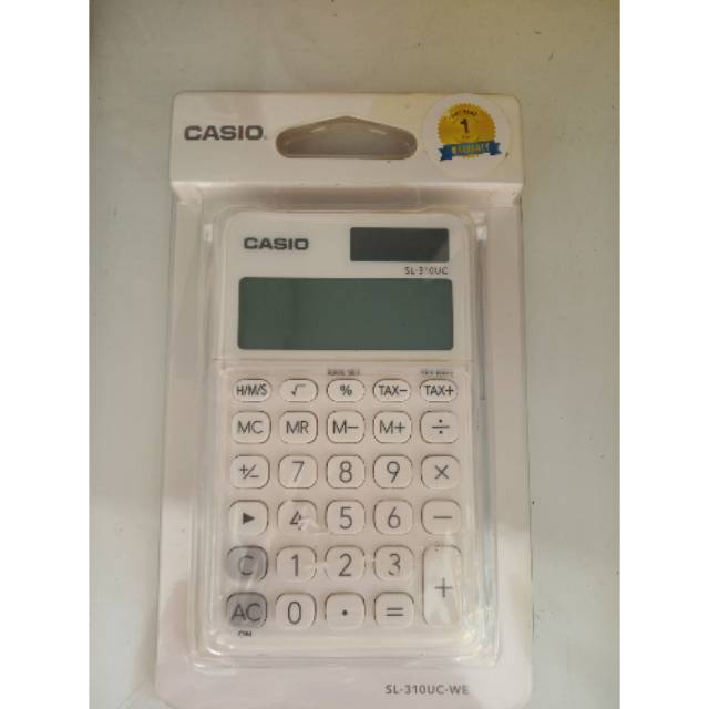 

casio kalkulator putih/white sl-310uc