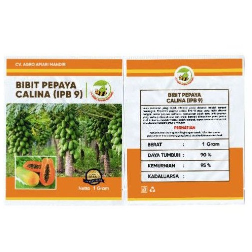 Bibit Pepaya Calina (IPB 9) Isi 250 Butir