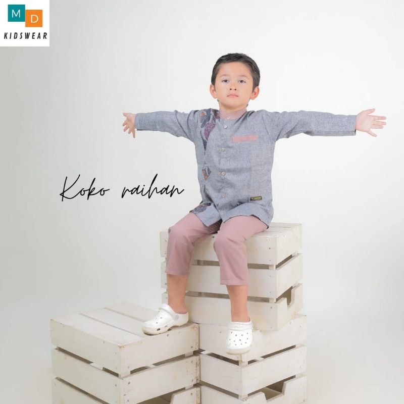 Setelan Koko Anak Ar-Raihan ||by MD Kidswear Original ||Koko New Born/Balita/Anak Muslim.