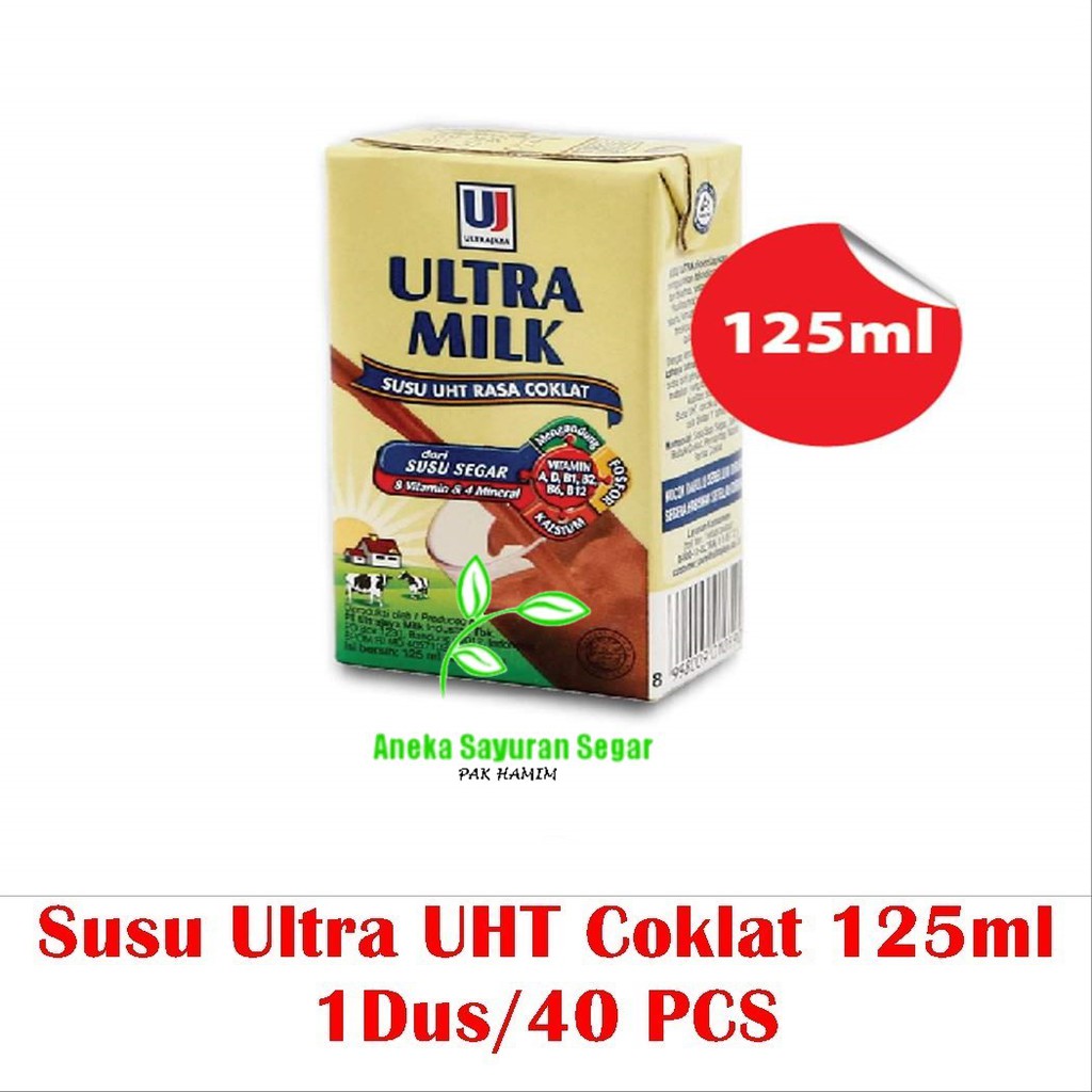 

TERMURAH ULTRA CHOCOLATE CB UKURAN 125ML - Susu Ultra UHT Coklat 125ml 1Dus/40 PCS