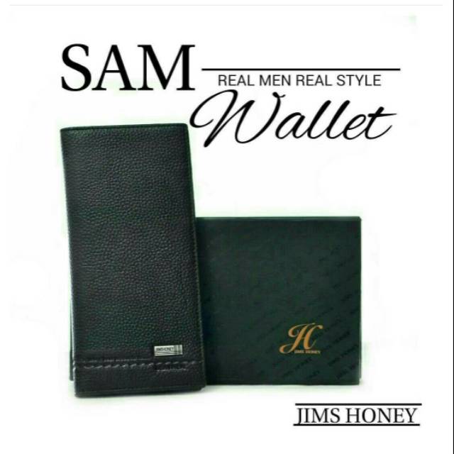 JIMS HONEY SAM MEN WALLET / JIMSHONEY SAM WALLET / JH SAM ORIGINAL DOMPET PRIA IMPORT