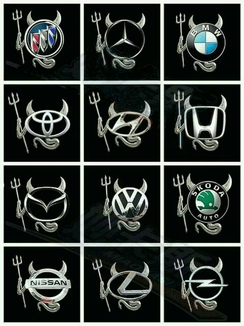 Stiker import mobil 3d devil sticker iblis emblem motor