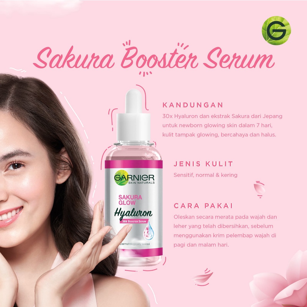 GARNIER Booster Serum 30ml BPOM ORIGINAL / Whitening Serum Pencerah Wajah BY AILIN