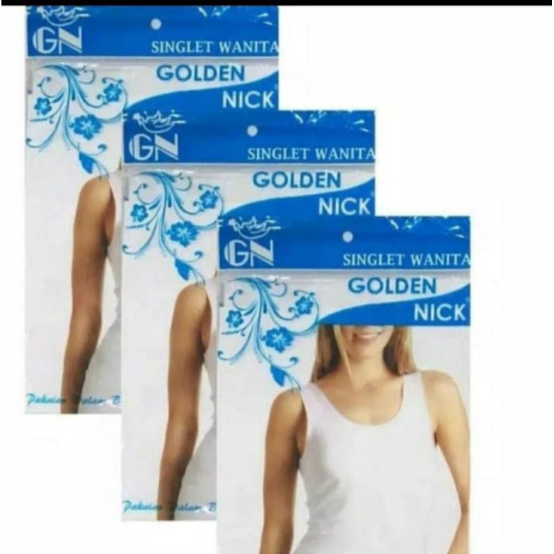 Kaos singlet tanktop atasan wanita Golden Nick 48