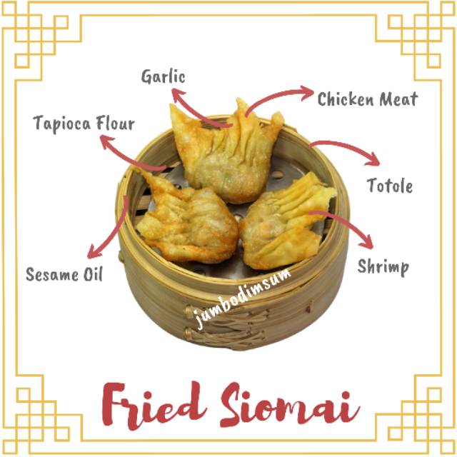 

DIMSUM / SIOMAY Ayam Udang Goreng Isi 10 Pcs