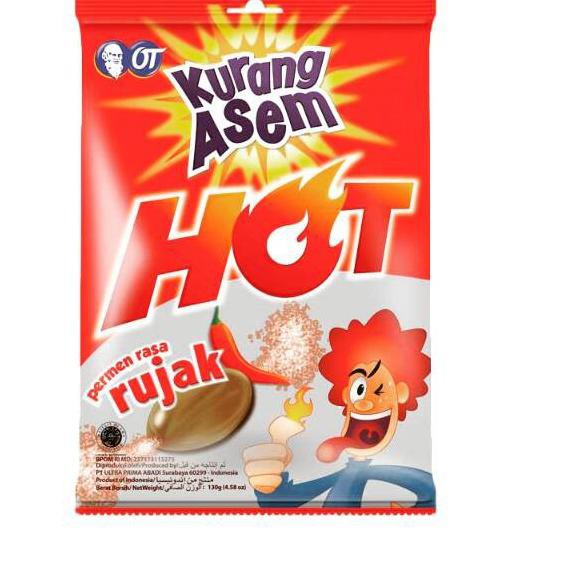 

(PROMO MEGA) <<!!>> 112BGS PERMEN KURANG ASEM (HOT RUJAK) 105gr 50pcs