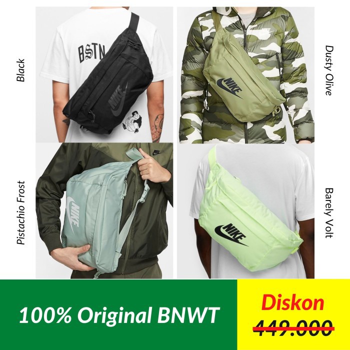 Waist Bag Nike Sportwear Tech Hip Pack Original BNWT - Black Murah