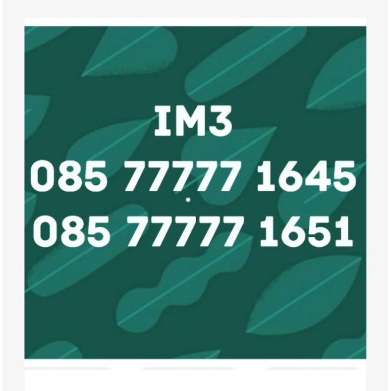 Nomer Cantik IM3 Edisi 77777 Stock Banyak