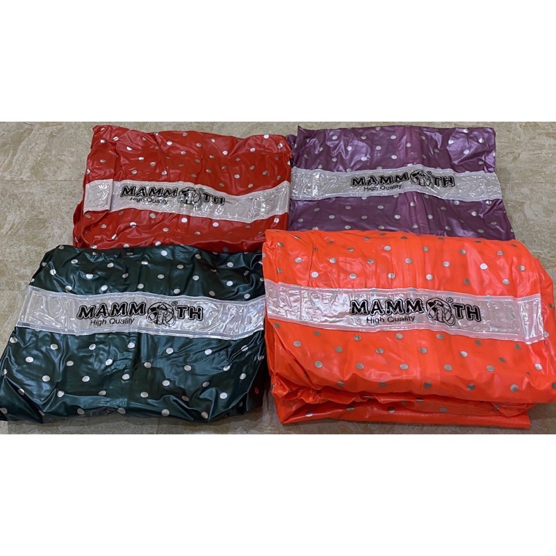 jas hujan polkadot jaket+celana MAMMOTH