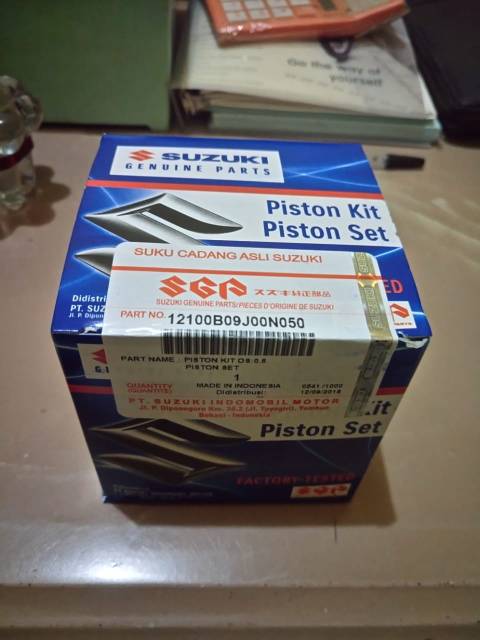 PISTON KIT PISTON SET SEKER SET SUZUKI NEX LETS NEX 2 ADDRESS OVERSIZE 0.50 50 ORI SGP