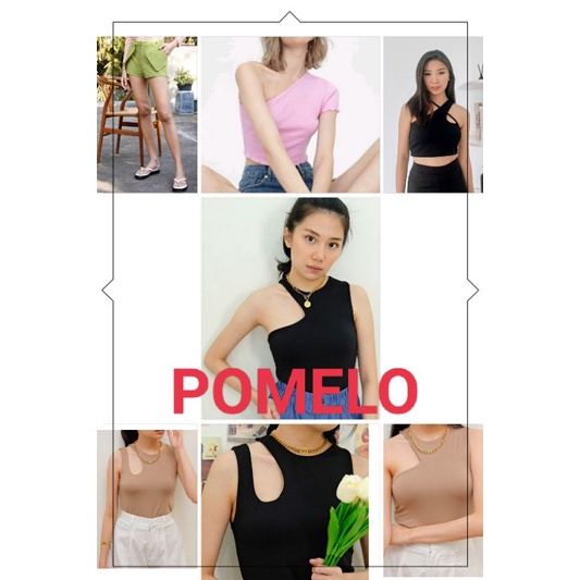 BAJU BRANDED NEW. Crop top / tangtop POMELO. baju wanita. baru dan tag label