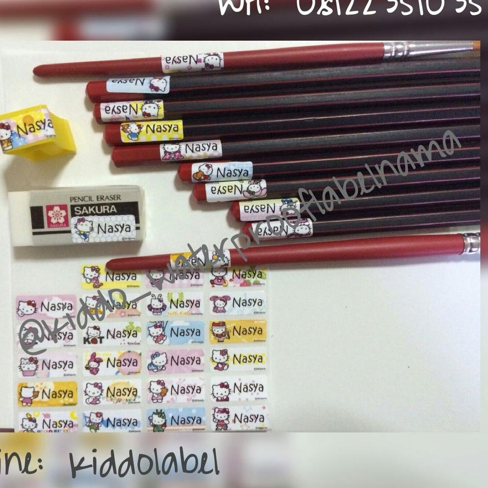 

㊩ Katalog Label Nama Waterproof - Size S ブ