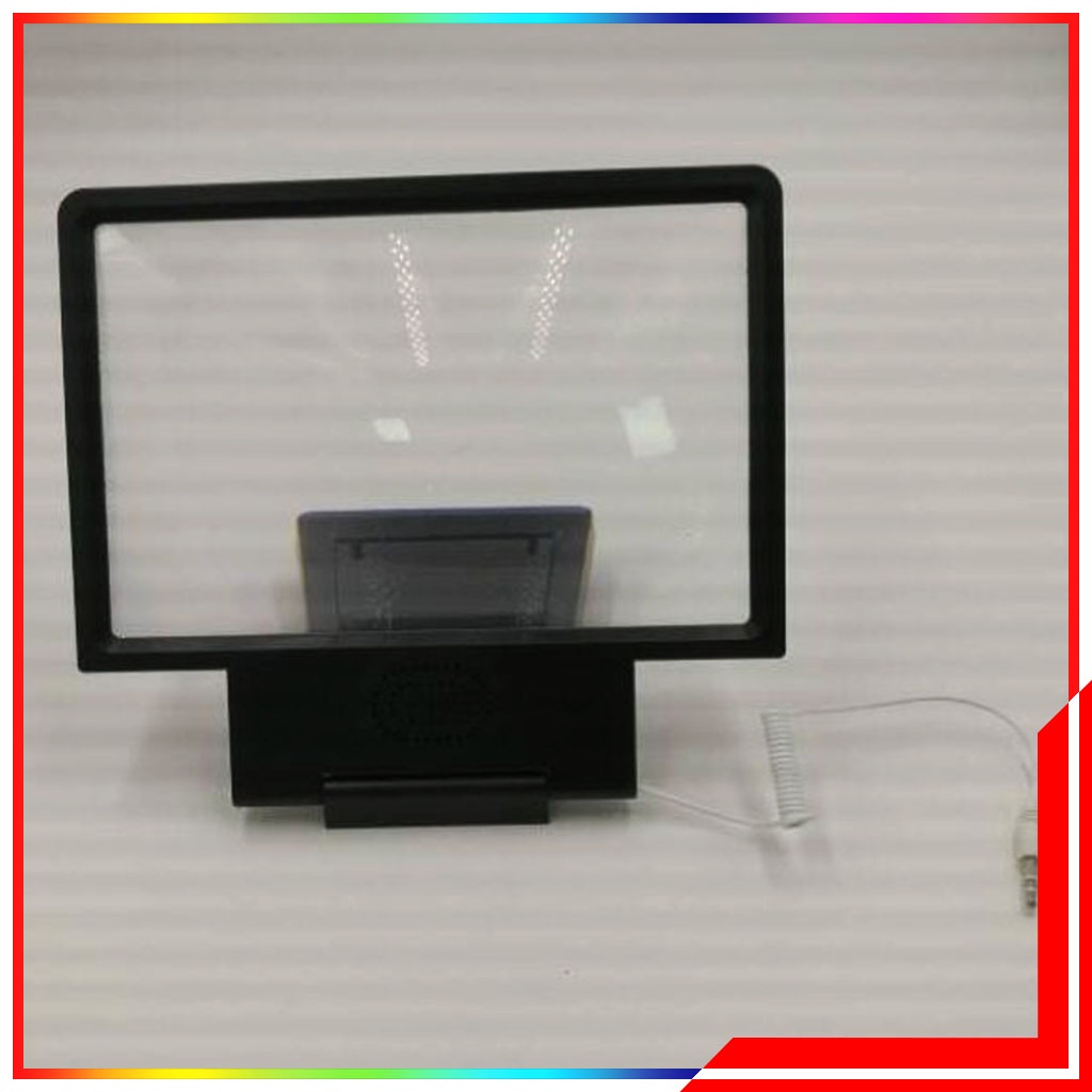 Pembesar Layar HP Kaca 3D Enlarge Screen Magnifier Bracket Stand - Docking Pembesar Layar