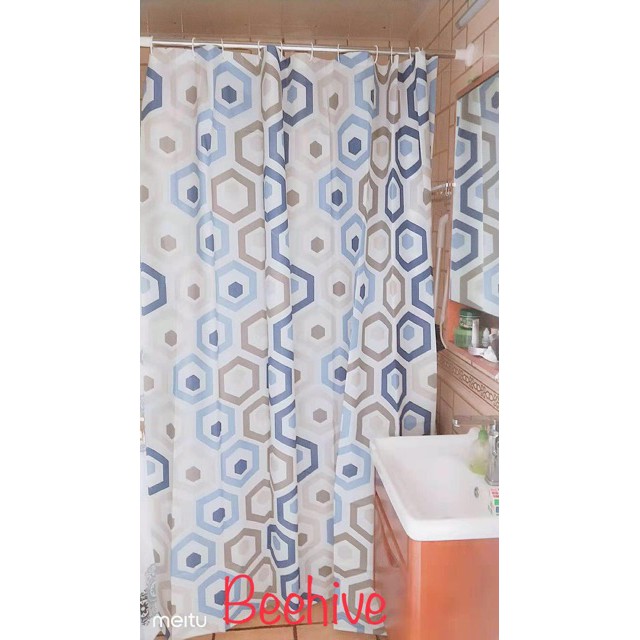 Tirai Gorden Kamar Mandi Anti Air / Shower Curtain Gorden