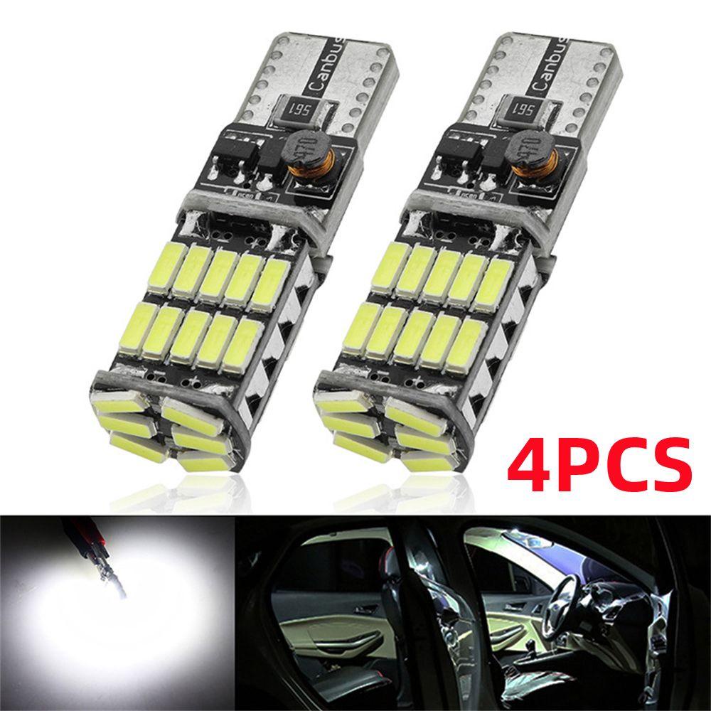 Preva 4pcs Lampu Plat Nomor Putih Super Terang COB LED 4014-26smd Dome Map