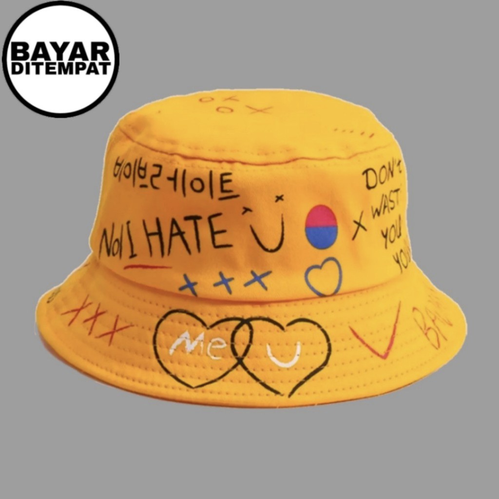 TOPI KOREA BUCKET SABLON BADAS PREMIUM BUCKET BOLAK BALIK HARGA SPESIAL MURAH