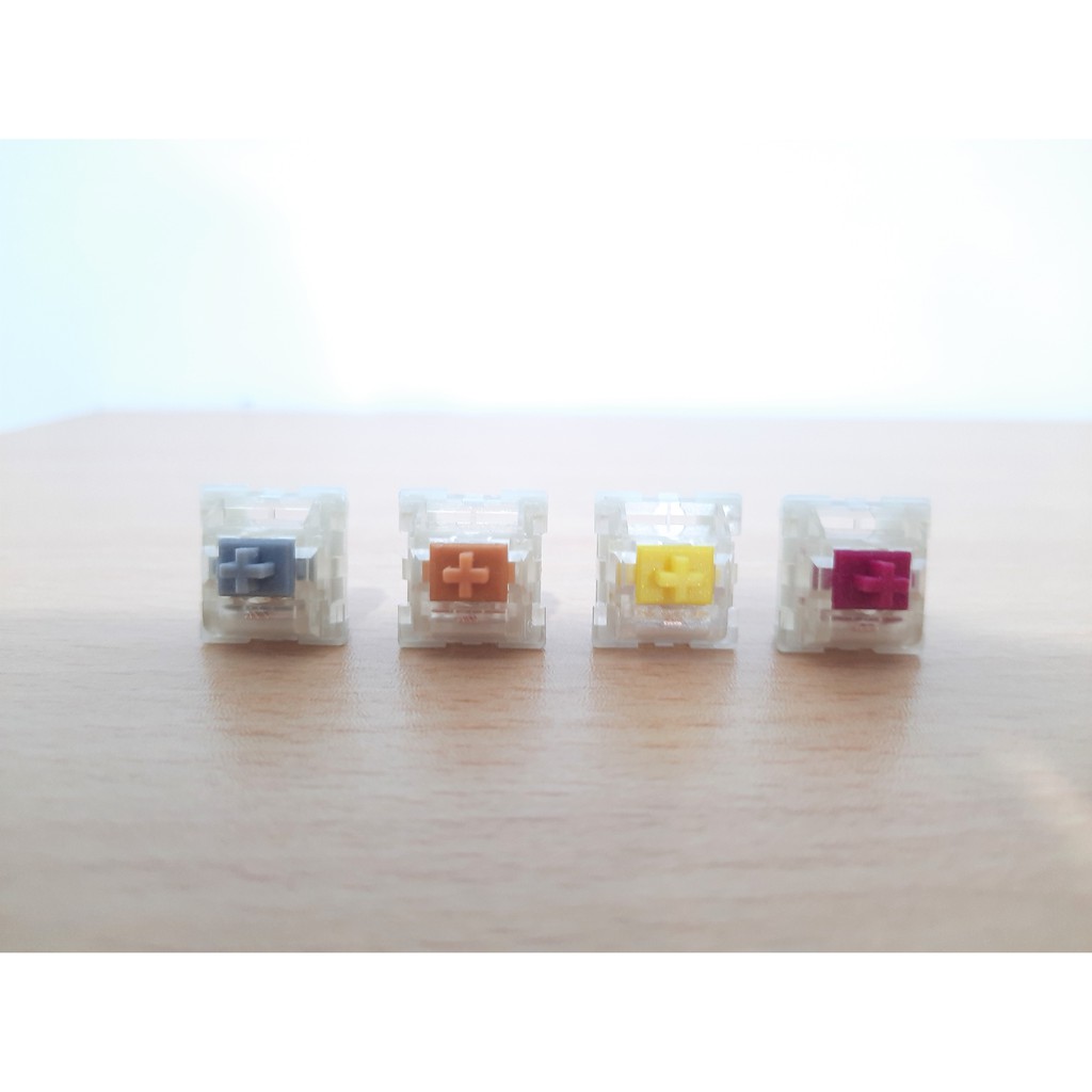 CONTENT Mechanical Keyboard Switch - SILVER, ORANGE, YELLOW &amp; PINK