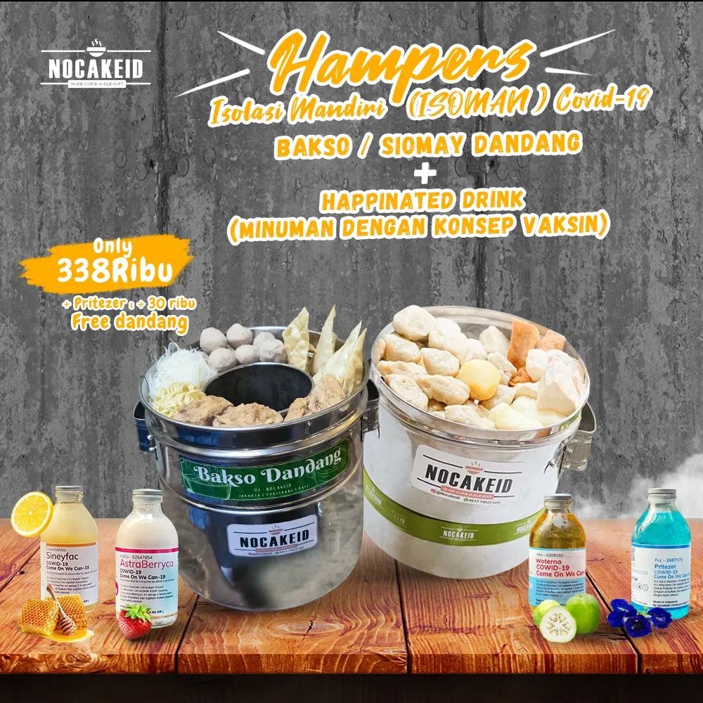 

paket Bakso dan Siomay dandang Free Minuman , hadiah ulang tahun, Isoman hampers Package