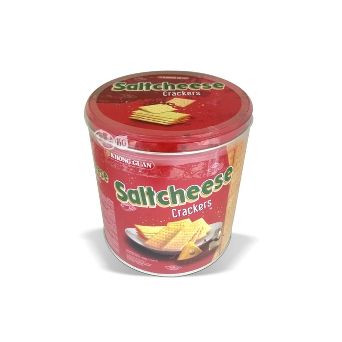 

KHONG GUAN SALTCHEESE CRACKERS 336 GRAM 1 KARTON ISI 6 TIN