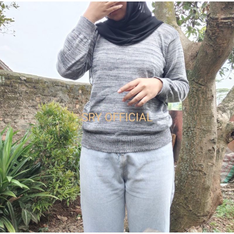 SWEATER RAJUT PE // OBLONG RAJUT // TARYSA SWEATER