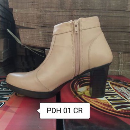 Sepatu kulit wanita kantor boots Polwan Secwan Sus PNS sepatu kerja formal tampil kece