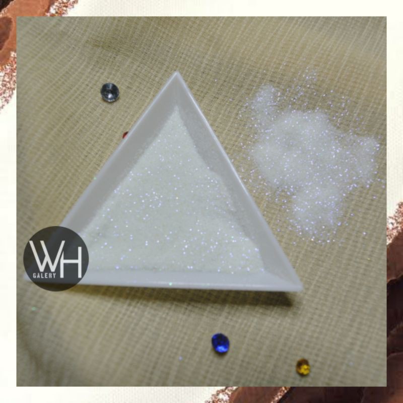 

Glitter Putih Violet Super Halus