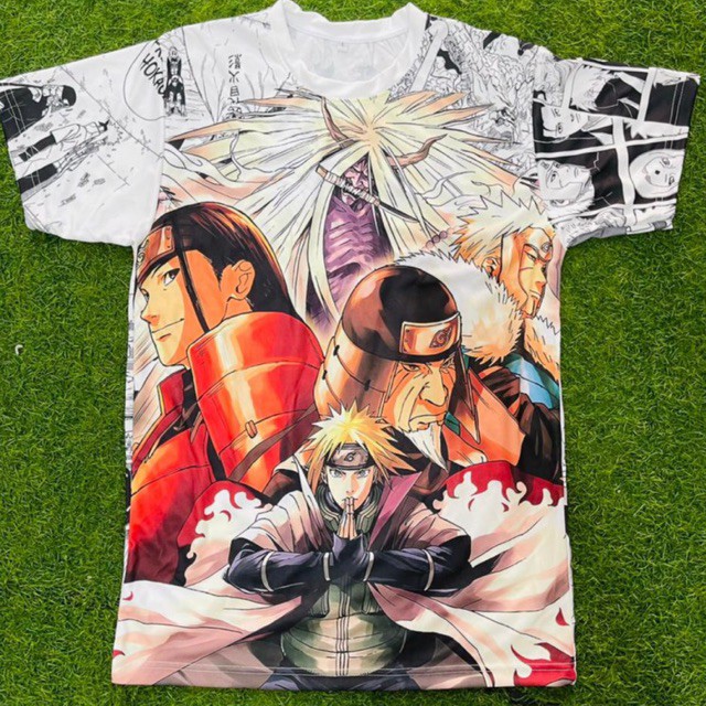 Tshirt Hokage Reunion Fullprint Anime Manga Naruto Character