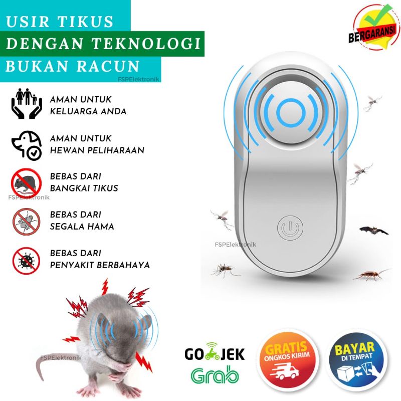 Jual Alat Pengusir Tikus Dan Serangga Ultrasonic Pest Reseller One Speaker Elektrik Indonesia