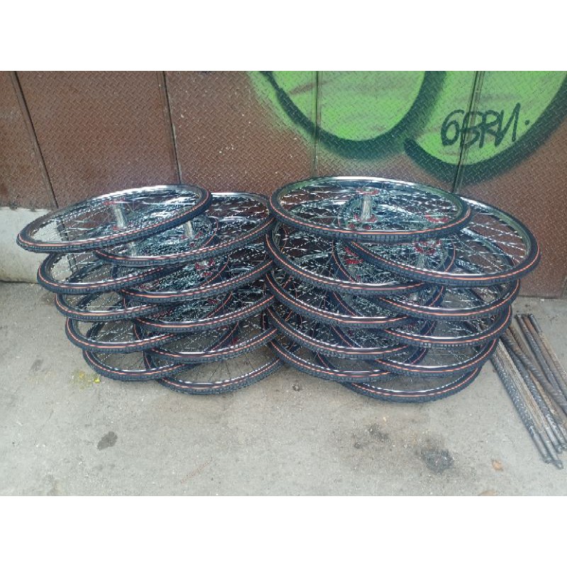 roda gerobak becak roda jari jari 1pcs