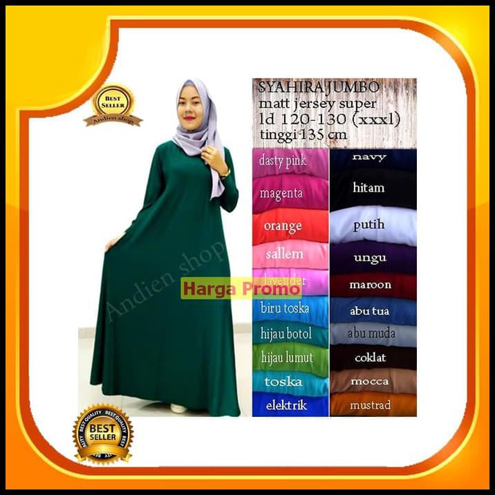 New Baju Gamis Wanita / Baju Gamis Jumbo Xxxl / Gamis Jersey / Gamis Jumbo Diskon