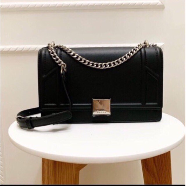 tas pedro original murah flap black P002