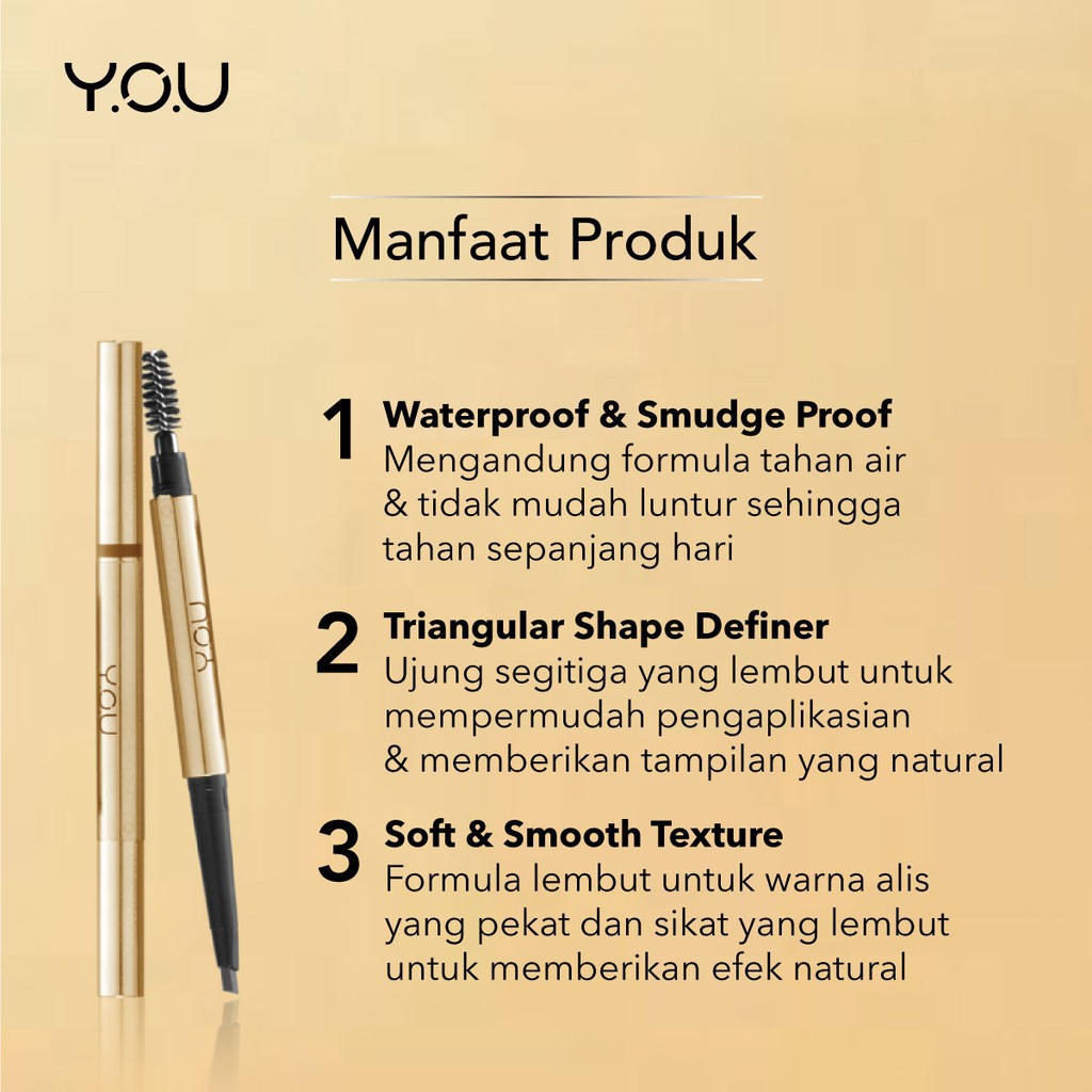 YOU The Gold One Perfect Dual Brow Matic